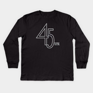 45rpm Kids Long Sleeve T-Shirt